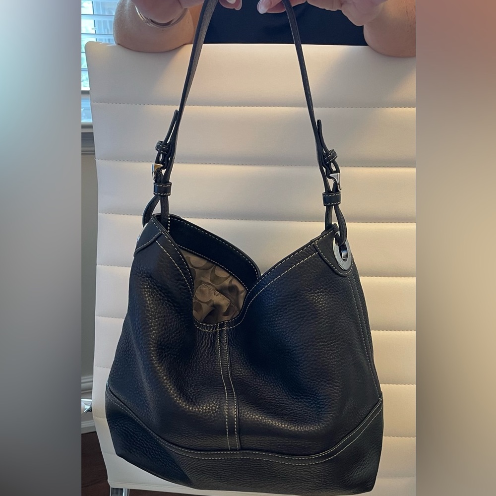 Coach Black Leather Purse
